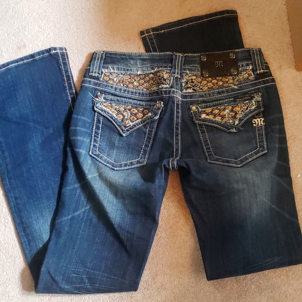 Miss Me Embellished Bling Bootcut JP5645B size 29